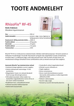 RhizoFix RF-45 tooteleht RhizoFix RF-45 tooteleht